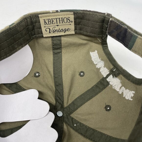 Kbethos "Jeep Hair Don't Care" Baseball Cap NWT Women Camo Distressed - Picture 7 of 7